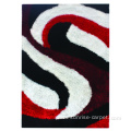 Viscose & Silk Shaggy mix with Design carpet